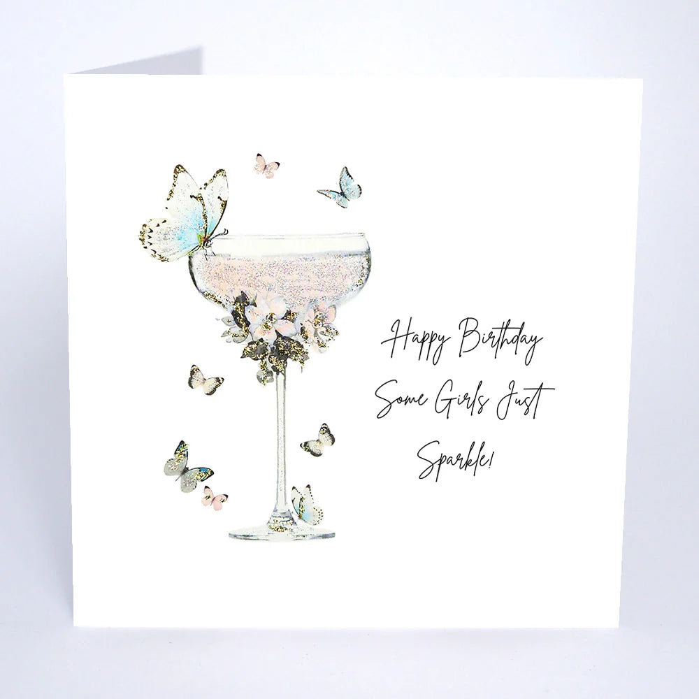 Five Dollar Shake Moonlight & Martini’s Some Girls Just Sparkle Birthday Card