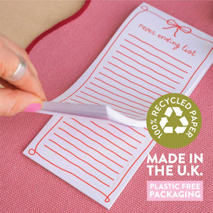 Good Tuesday To Do List Pad / Never Ending