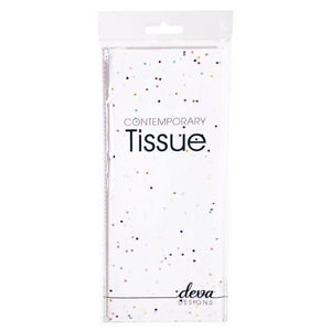Deva Designs Tissue Pack /Sparkle White
