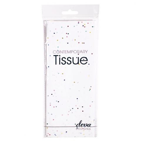 Deva Designs Tissue Pack /Sparkle White