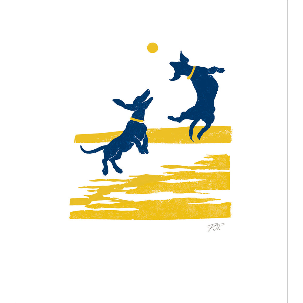 Woodmansterne ‘The Print Emporium’ Beach Buddies Card