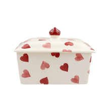 Load image into Gallery viewer, Emma Bridgewater Pink Hearts Small Butter Dish
