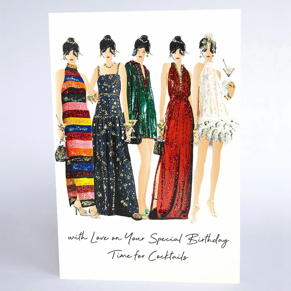 Counting Stars Haute Hippie With Love On Your Special Birthday...Time For Cocktails Card