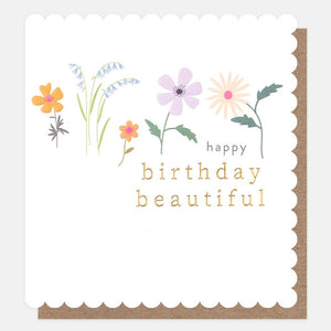 Caroline Gardner Happy Birthday Beautiful Card