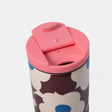 Load image into Gallery viewer, Caroline Gardner Wine Flower Stainless Steel Travel Mug
