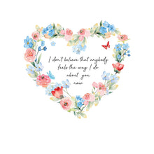 Load image into Gallery viewer, Five Dollar Shake Forget Me Not I Don&#39;t Believe That Anybody… Valentine Card
