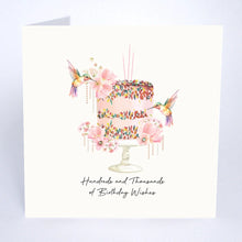 Load image into Gallery viewer, Five Dollar Shake ‘Beija-Flor’ Hundreds and Thousands of Birthday Wishes Card
