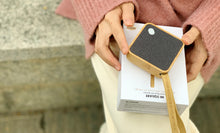 Load image into Gallery viewer, Gingko Design Mi Square Pocket Bluetooth Speaker / Natural Bamboo
