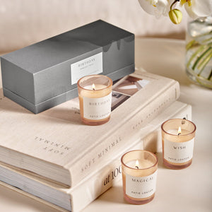 Katie Loxton Trio Votive Set / Birthday