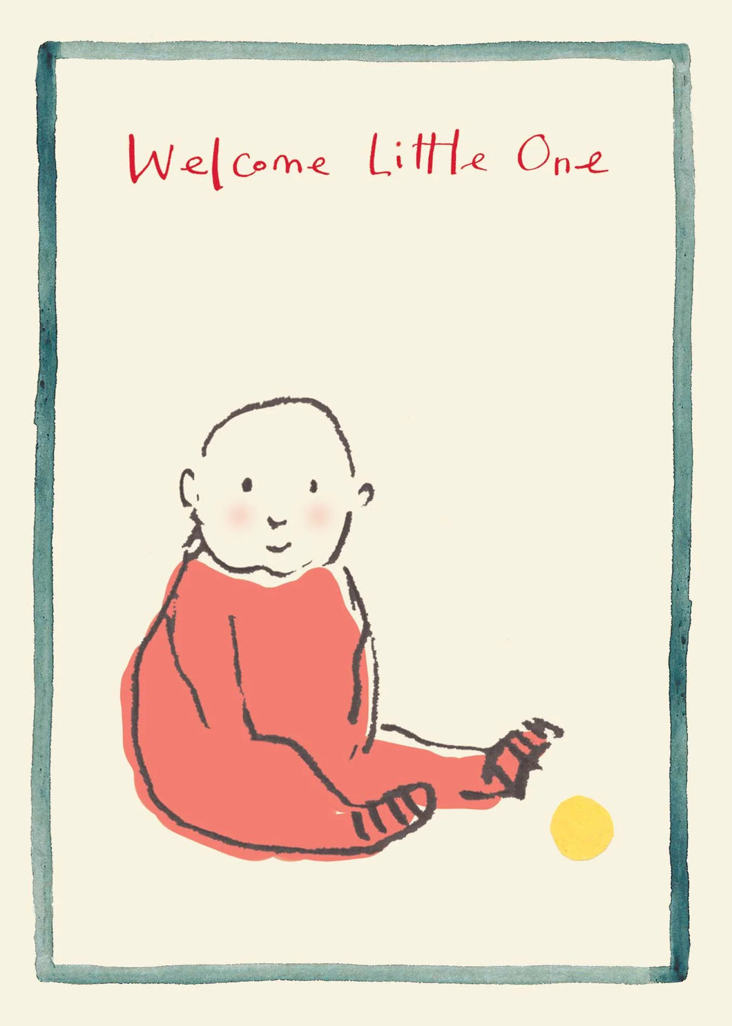 Poet And Painter 'Little One' Greetings Card by Esther Kent