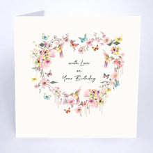Load image into Gallery viewer, Five Dollar Shake ‘Beija-Flor’ With Love On Your Birthday Card
