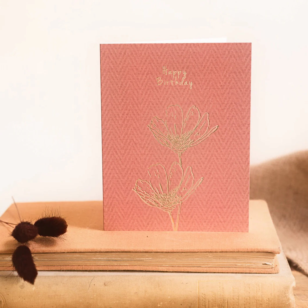 Toasted Crumpet Cosy Knit Happy Birthday Card