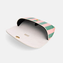 Load image into Gallery viewer, Caroline Gardner Multi Stripe Flap Glasses Case
