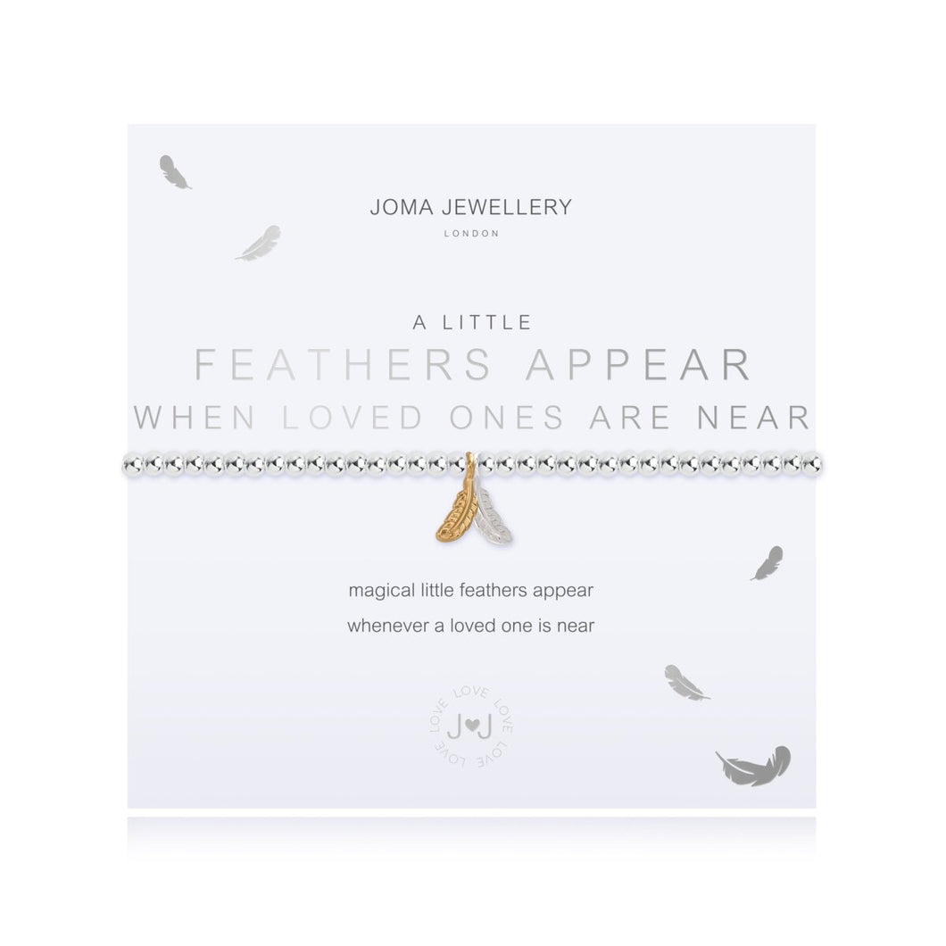 Joma A Little ‘Feathers Appear When Loved Ones Are Near’ Bracelet