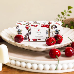 Toasted Crumpet Mon Cheri Mini Moments Boxed Trio of Heart Soaps