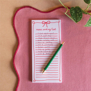 Good Tuesday To Do List Pad / Never Ending