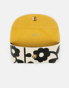 Caroline Gardner Mono Floral Flap Glasses Case