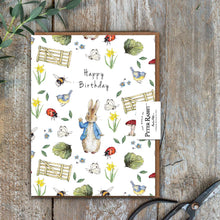 Load image into Gallery viewer, Toasted Crumpet Peter Rabbit &amp; Friends Happy Birthday (Peter Rabbit) Card
