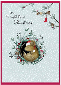 Cinnamon Aitch Christmas Card ‘Twas The Night Before Christmas