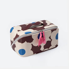 Load image into Gallery viewer, Caroline Gardner Wine Flower Flat Lay Wash Bag
