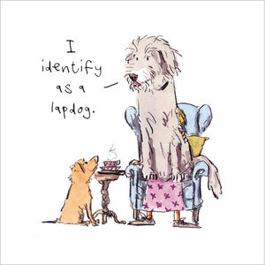 Woodmansterne Lapdog Greeting Card