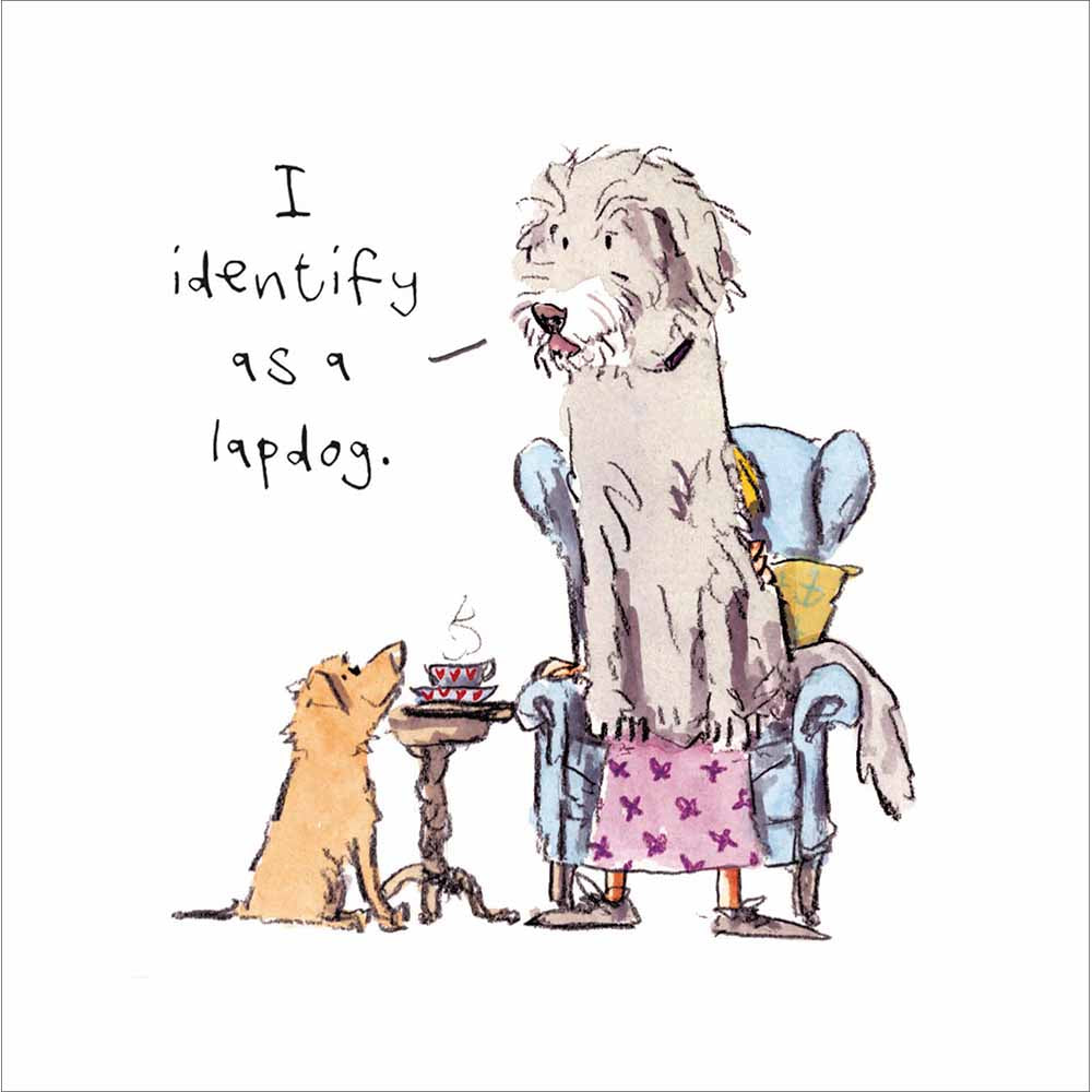Woodmansterne Lapdog Greeting Card