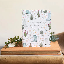 Load image into Gallery viewer, Toasted Crumpet Western Wildflowers The Littlest Cowboy Birthday Card
