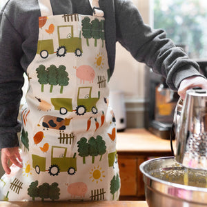 Plewsy Farm Print Children’s Apron