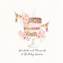 Load image into Gallery viewer, Five Dollar Shake ‘Beija-Flor’ Hundreds and Thousands of Birthday Wishes Card
