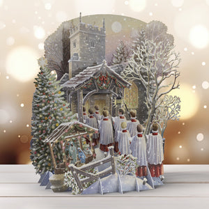 Paper D’Art Christmas Choir, 3D Pop Up Christmas Card