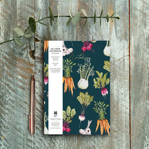 Toasted Crumpet The Kitchen Garden (Noir) A5 Chunky Notebook