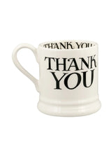 Load image into Gallery viewer, Emma Bridgewater Black Toast Thank You 1/2 Pint Mug
