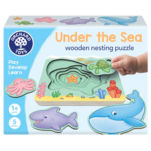 Load image into Gallery viewer, Orchard Toys Under The Sea Wooden Nesting Puzzle
