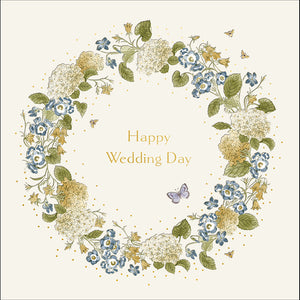 Woodmansterne Sanderson Wedding Day Card