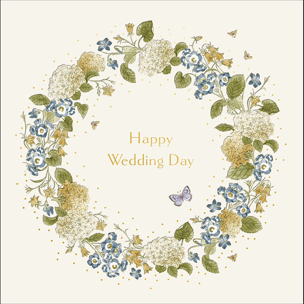 Woodmansterne Sanderson Wedding Day Card