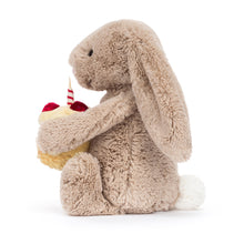 Load image into Gallery viewer, Jellycat Bashful Beige Bunny 'Birthday' Soft Toy

