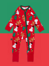 Load image into Gallery viewer, Blade &amp; Rose Snowman Zip-Up Romper / 0-6 Months
