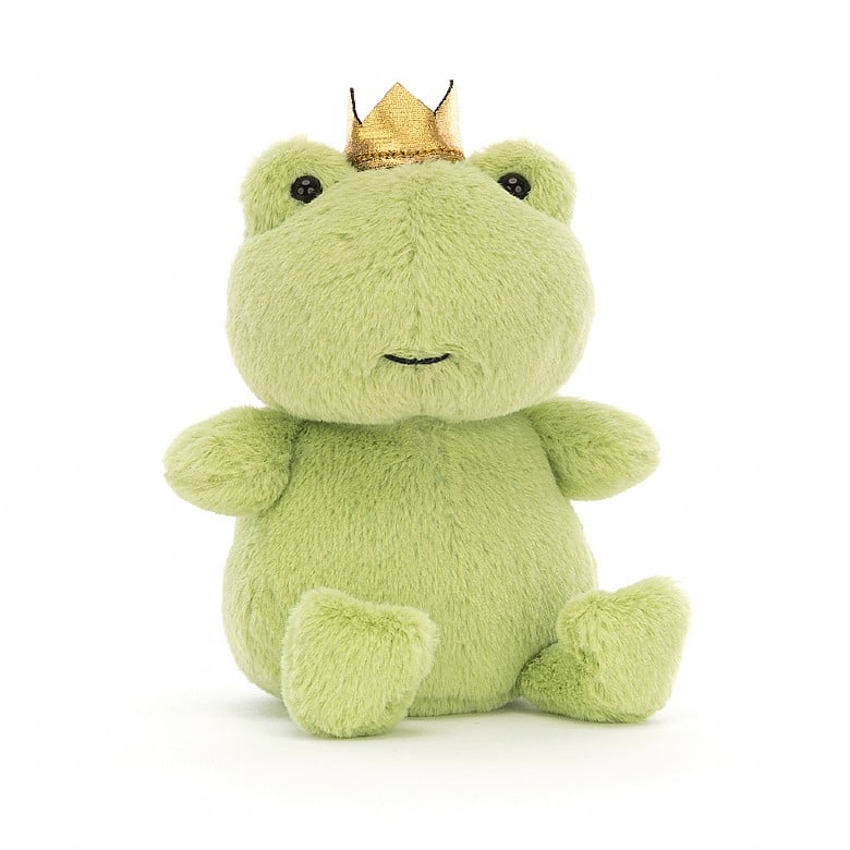 Jellycat Crowning Croaker Green Frog Soft Toy