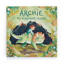 Load image into Gallery viewer, Jellycat Archie, My Dinosaur Friend Book
