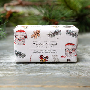 Toasted Crumpet Peppermint Candy-cane (All Things Jolly Pure) 190g Soap Bar