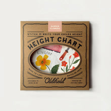 Load image into Gallery viewer, Oldfield Design Garden Flowers Children's Fabric Height Chart
