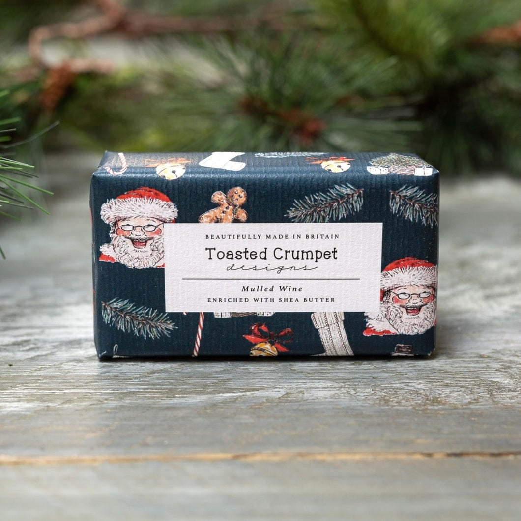 Toasted Crumpet Soap Mulled Wine (All Things Jolly Noir) 190g Soap Bar