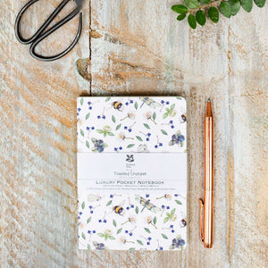 Toasted Crumpet Wild Flower Meadows Pure A6 Lined Pocket Notebook