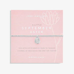 Joma Birth Flower A Little September Bracelet / Aster