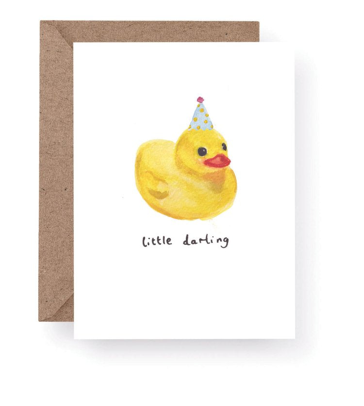 Western Sketch Little Darling | New Baby Card