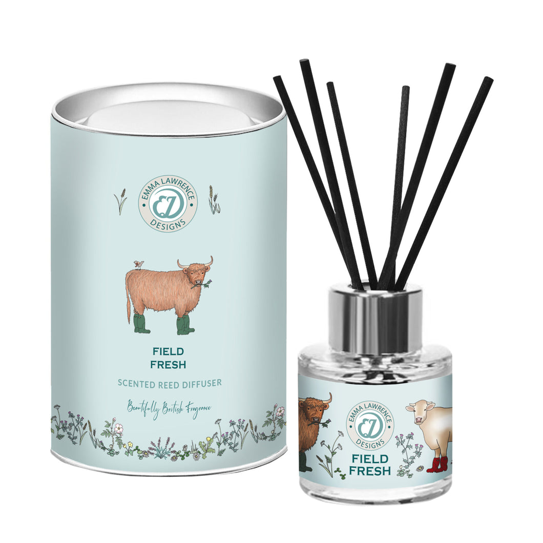 Emma Lawrence Field, Farm & Garden ‘Field Fresh’ 50ml Scented Reed Diffuser