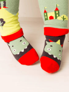 Blade & Rose Teddy The Dragon Socks / 0-2 Years