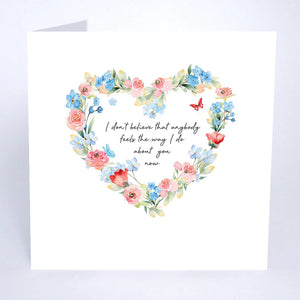 Five Dollar Shake Forget Me Not I Don't Believe That Anybody… Valentine Card