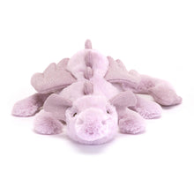 Load image into Gallery viewer, Jellycat Lavender Dragon Soft Toy
