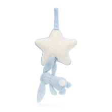 Load image into Gallery viewer, Jellycat Bashful Blue Bunny Musical Pull
